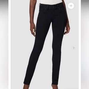 Hudson Collin Flap Black Skinny Jeans Size 31